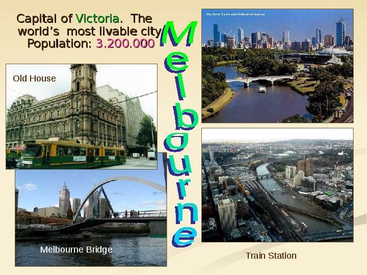 Capital of Victoria. The