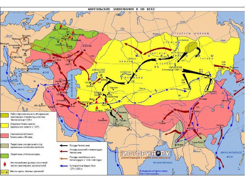 Презентация На тему "Монгольское нашествие на Русь" - презентации по Истории скачать бесплатно