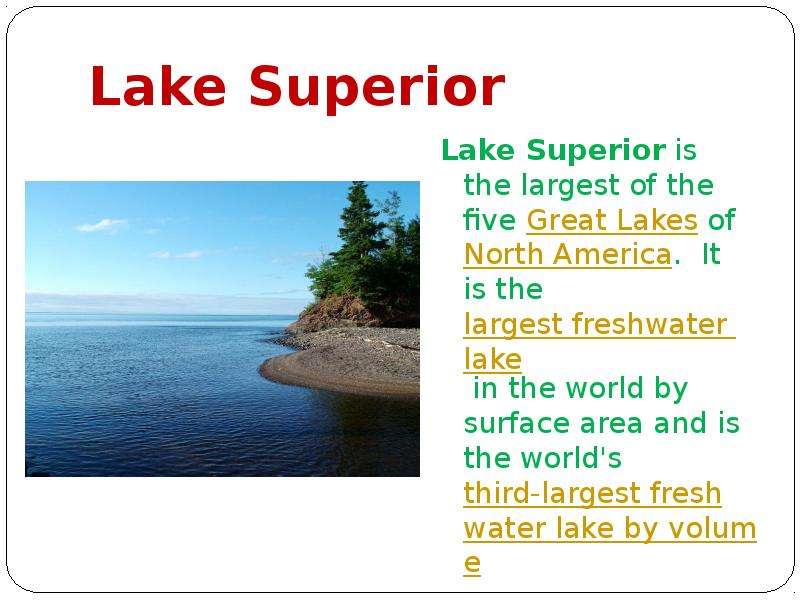 Lake Superior Lake Superior