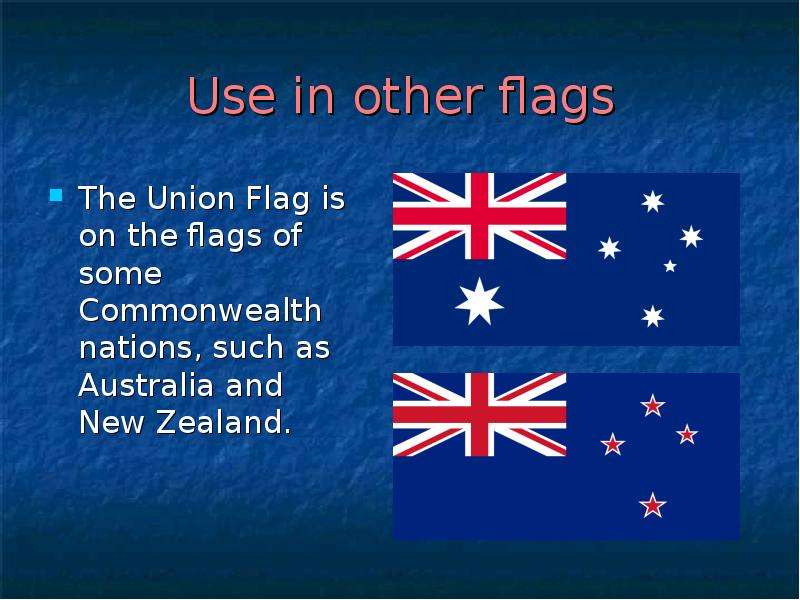 Use in other flags The Union