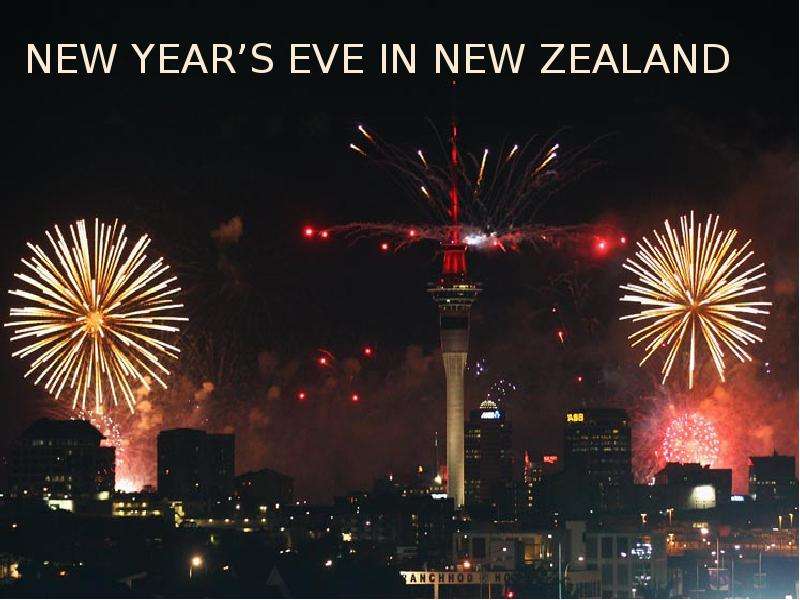 Презентация New Years Eve In New Zealand