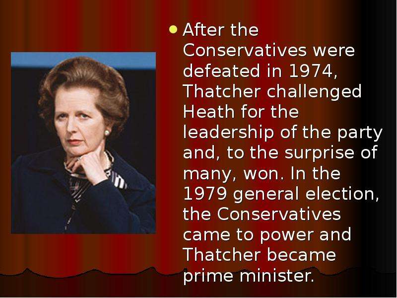 After the Conservatives were
