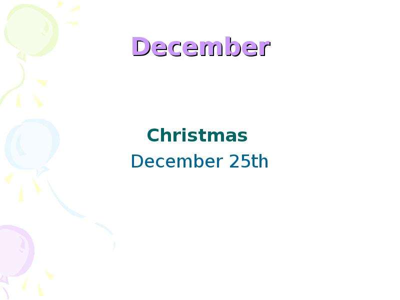 December Christmas December th