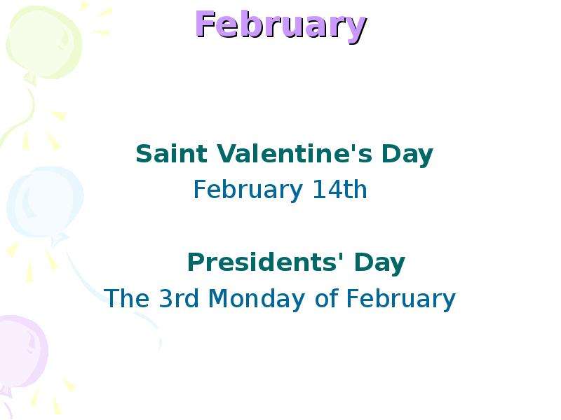 February Saint Valentine s