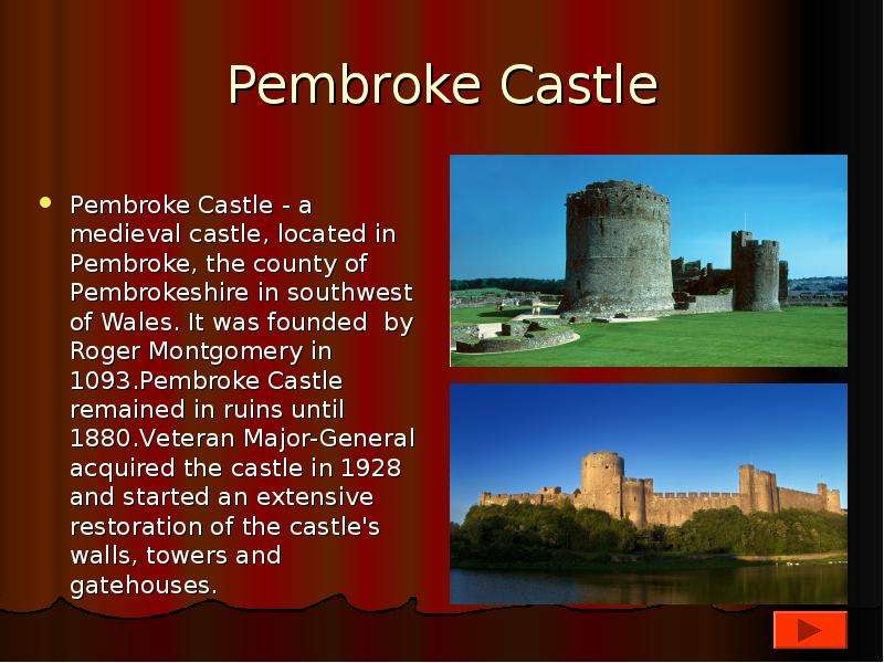 Pembroke Castle Pembroke