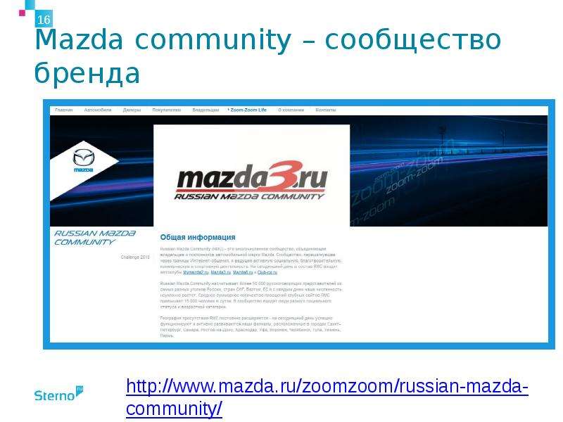 Mazda community сообщество