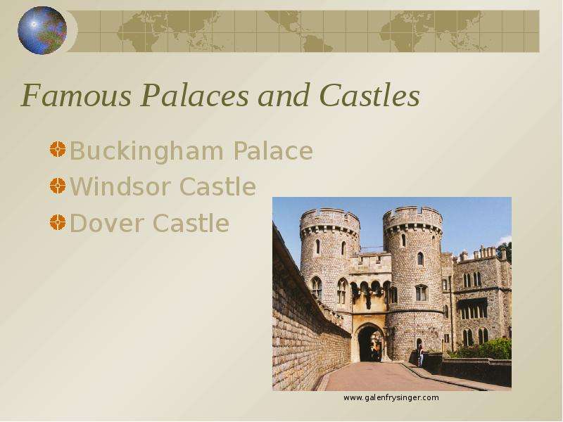 Famous Palaces and Castles