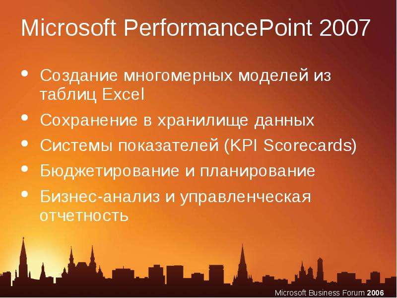 Microsoft PerformancePoint