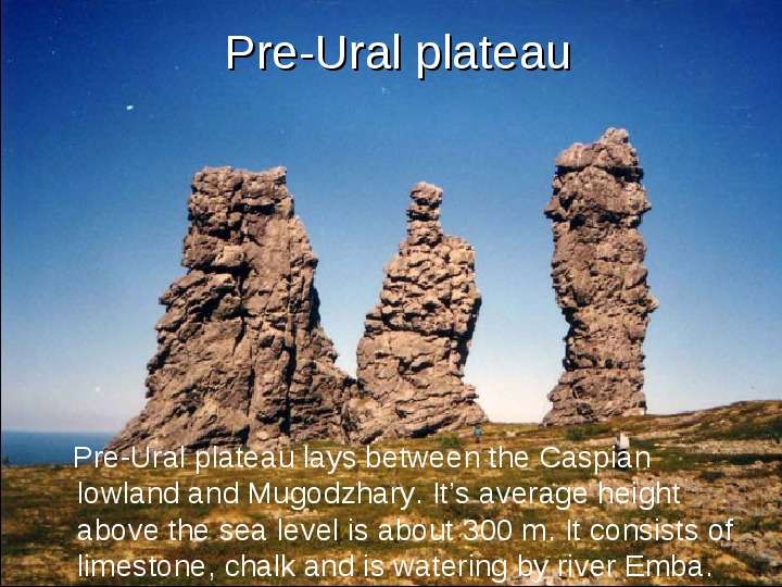 Pre-Ural plateau Pre-Ural