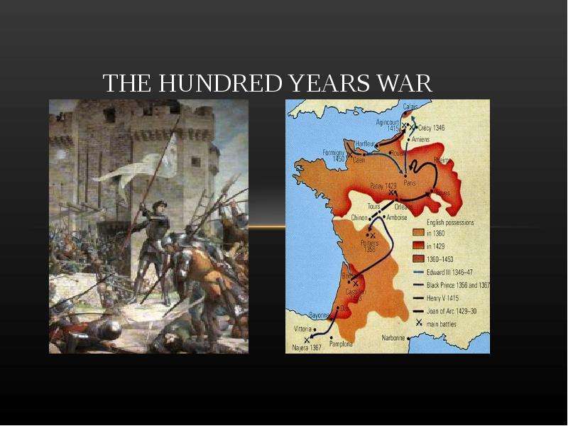 Презентация The Hundred Years war Столетняя война