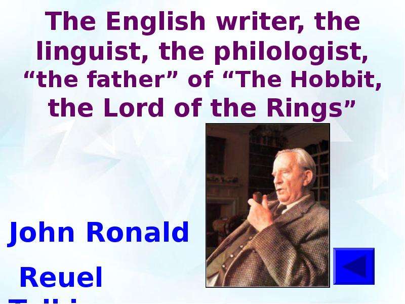 The English writer, the