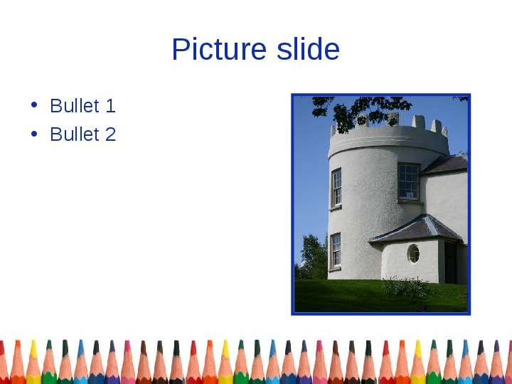 Picture slide Bullet Bullet