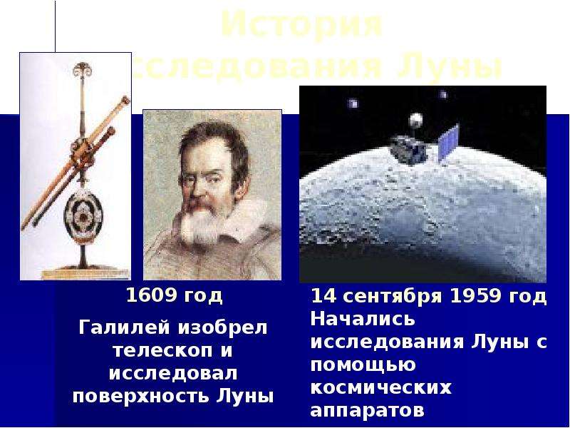 История исследования Луны