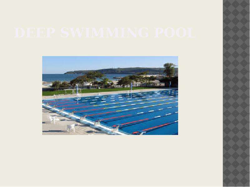 Deep swimming pool