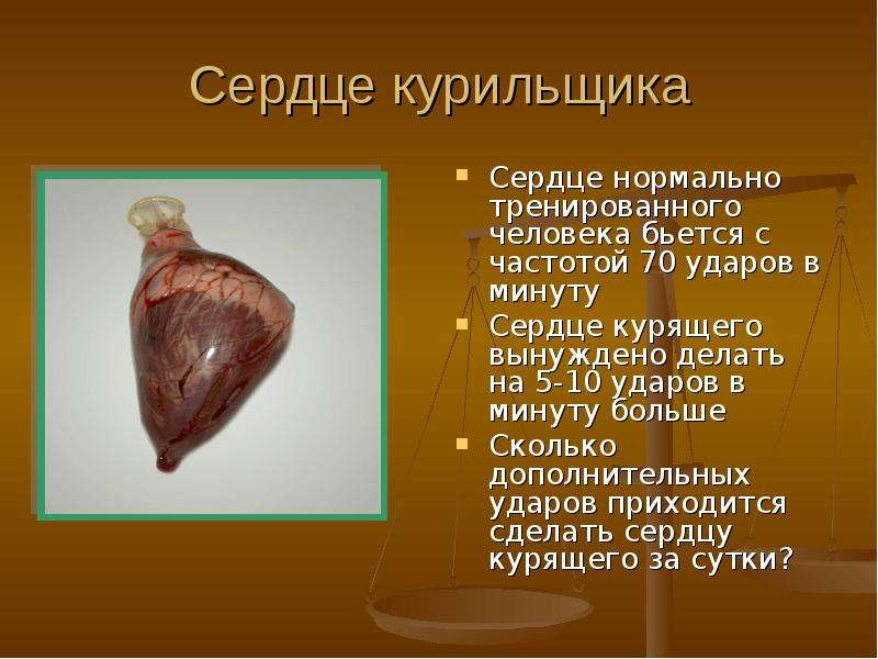 Сердце курильщика Сердце