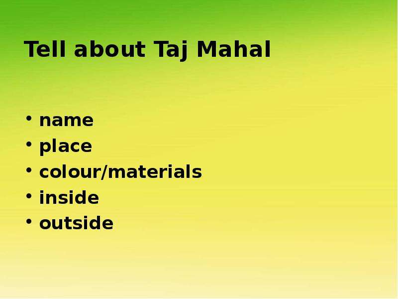 Tell about Taj Mahal name