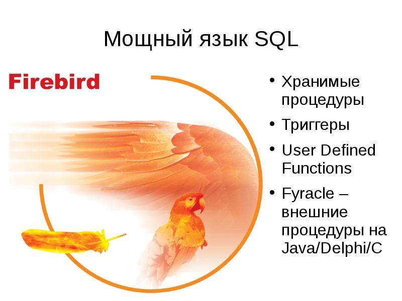 Мощный язык SQL Хранимые