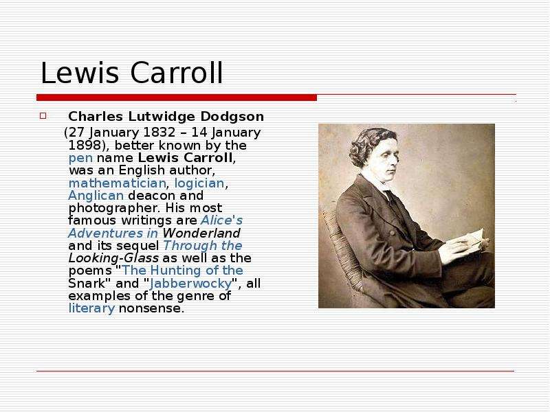 Lewis Carroll Charles