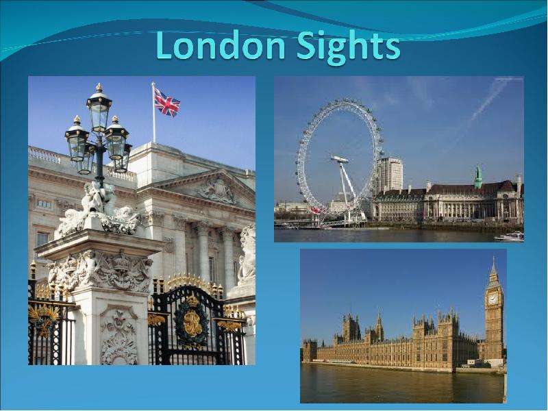 Презентация К уроку английского языка "London Sights" - скачать бесплатно