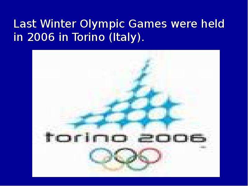 Last Winter Olympic Games