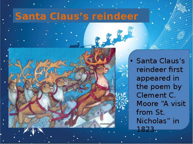 Santa Claus s reindeer Santa