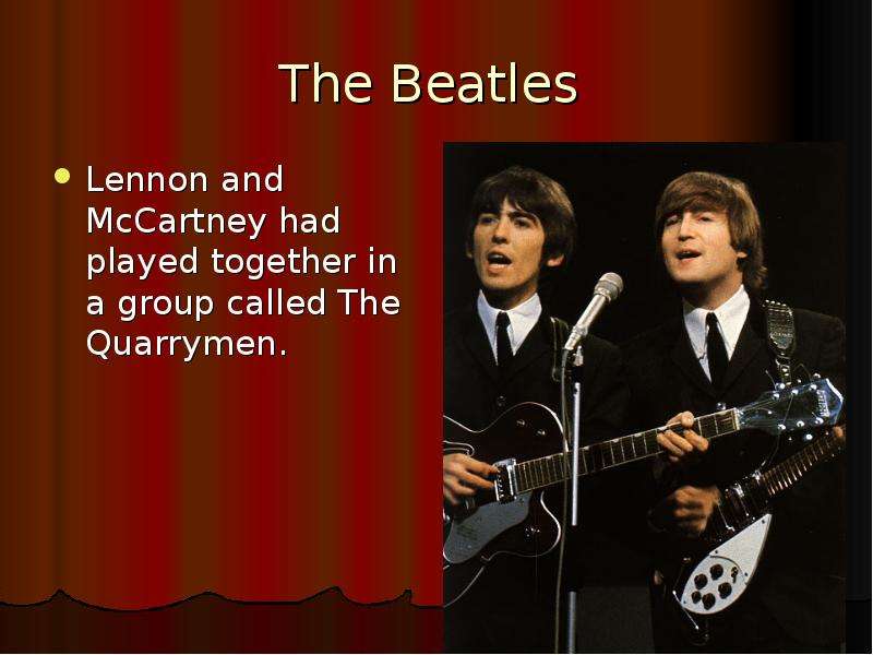 The Beatles Lennon and