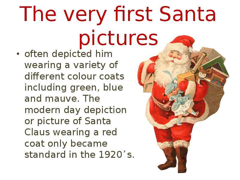 The very first Santa pictures