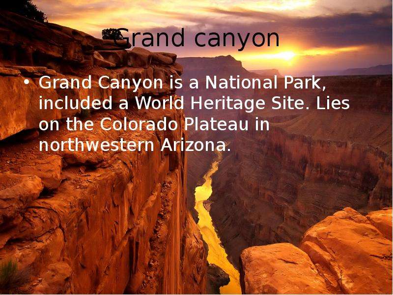 Grand canyon Grand Canyon is