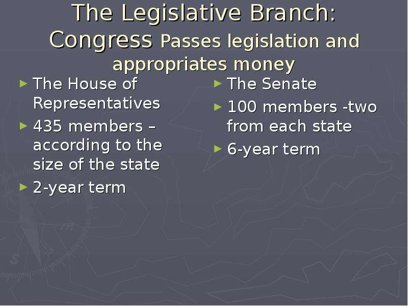 The Legislative Branch