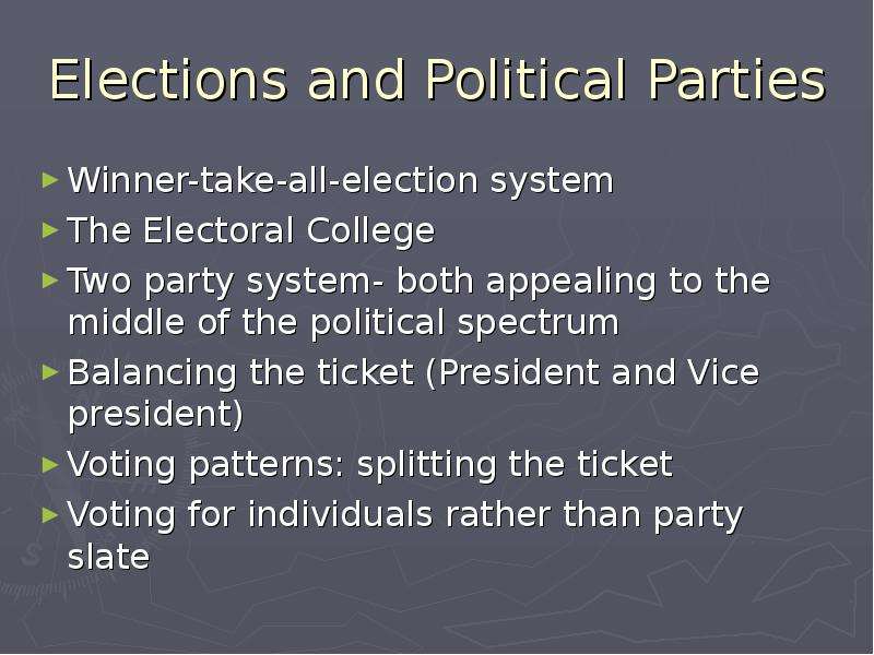 Elections and Political