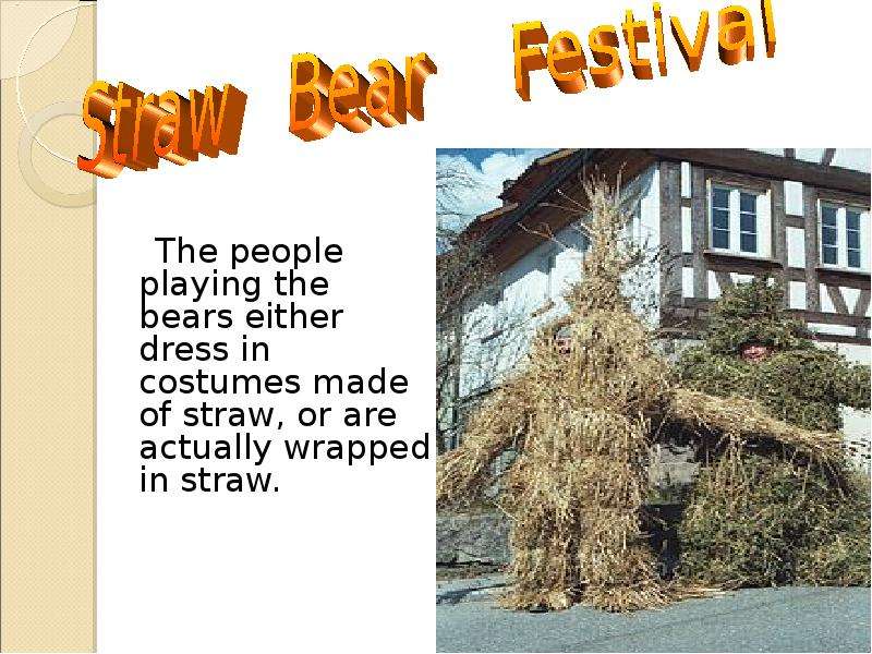 The people playing the bears