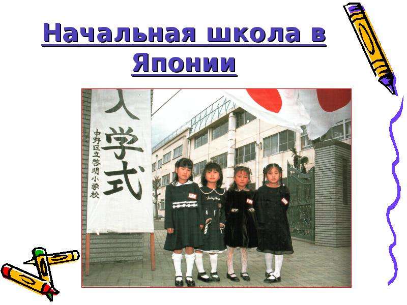 Презентация Начальная школа в Японии