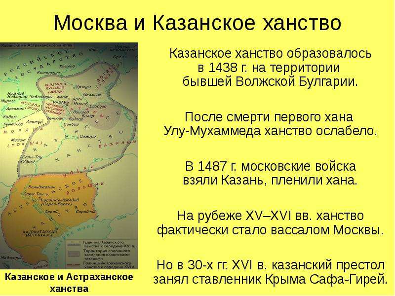 Москва и Казанское ханство
