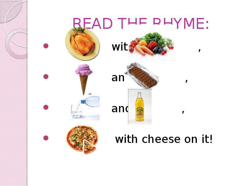 READ THE RHYME with , and ,