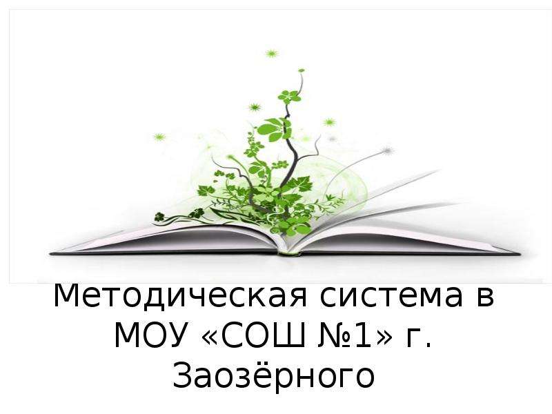 Презентация Методическая система в МОУ «СОШ 1» г. Заозёрного