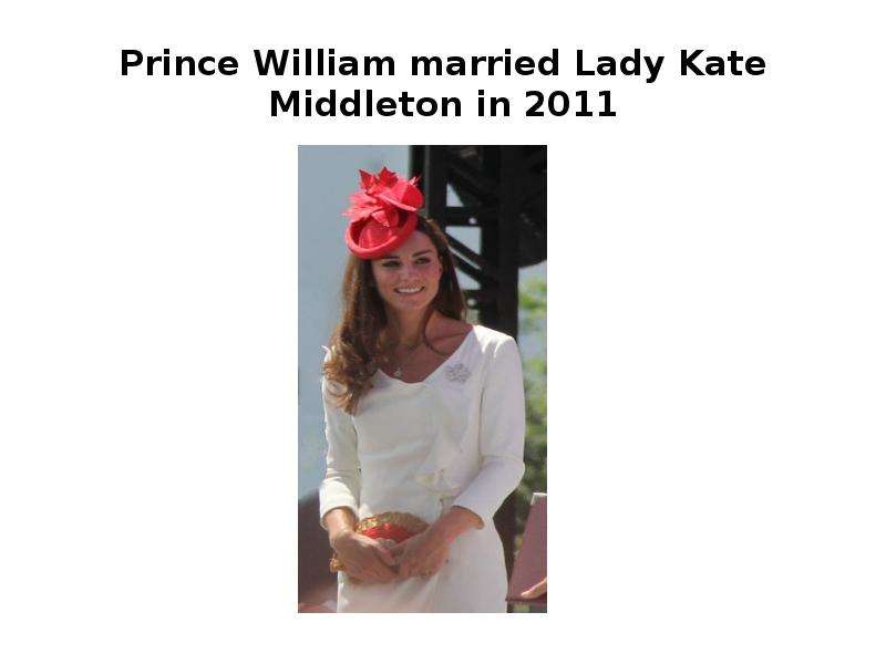 Prince William married Lady