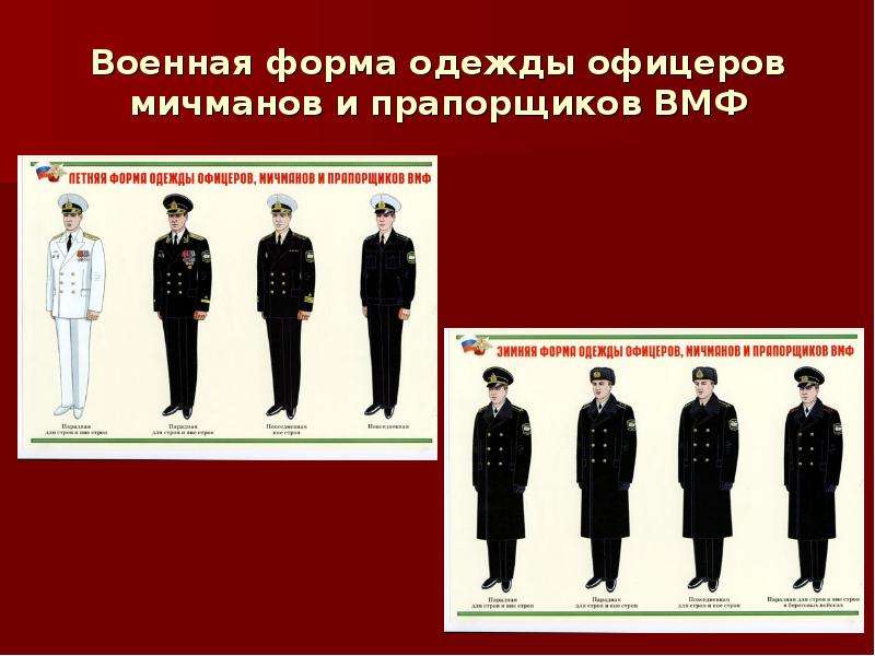 Военная форма одежды офицеров
