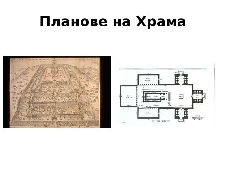 Планове на Храма