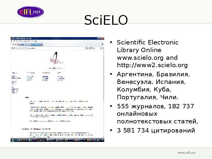 SciELO Scientific Electronic
