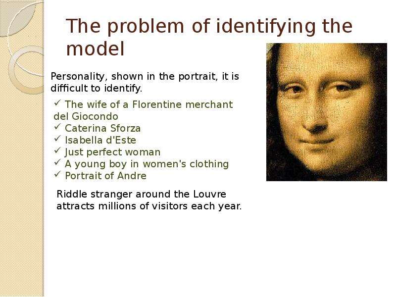 The problem of identifying