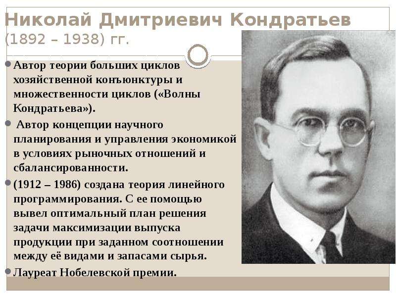 Николай Дмитриевич Кондратьев