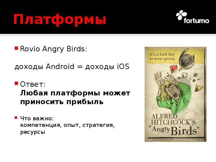 Платформы Rovio Angry Birds