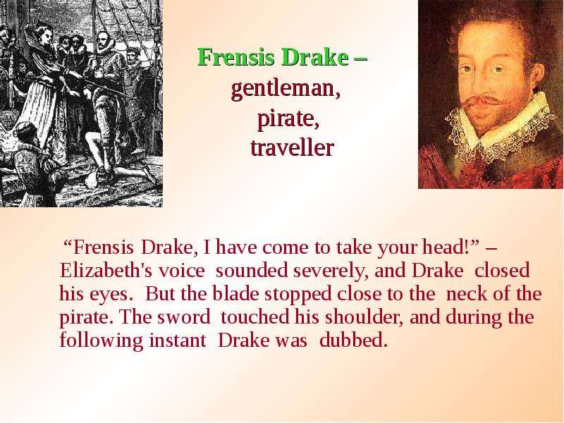 Frensis Drake gentleman,