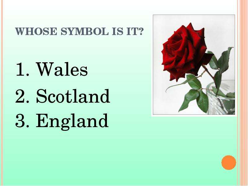 WHOSE SYMBOL IS IT? . Wales .