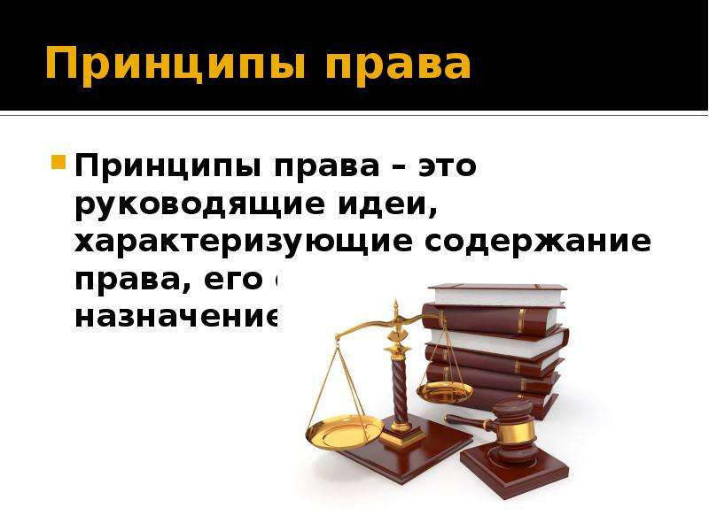 Принципы права Принципы права