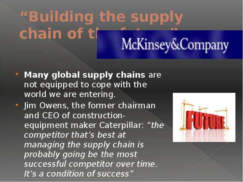 Building the supply chain of