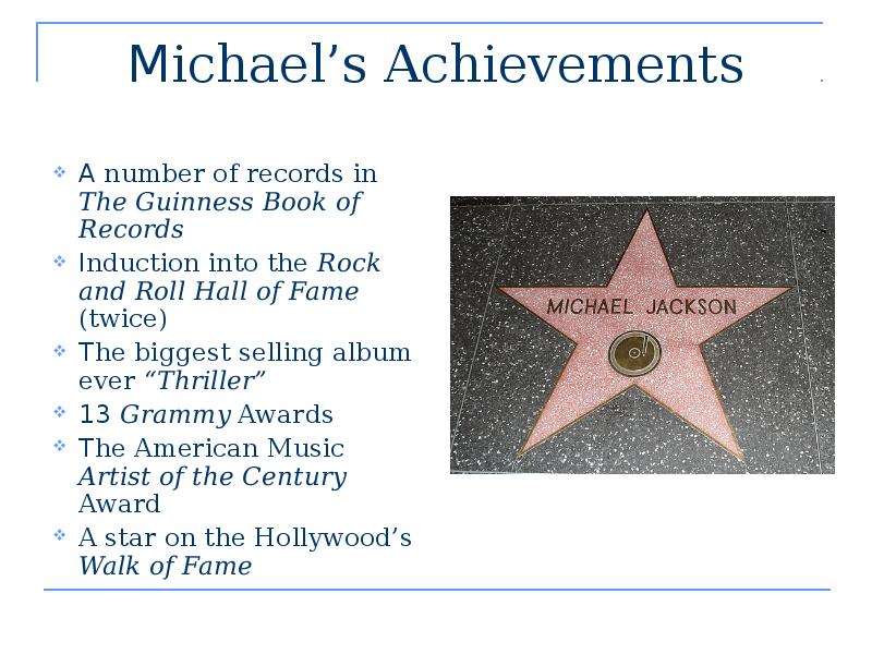 Michael s Achievements A