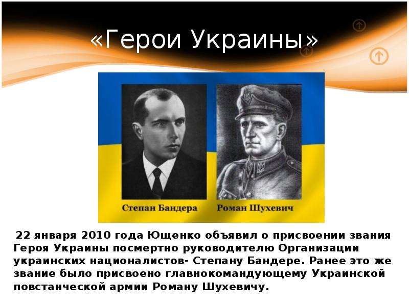 Герои Украины января года