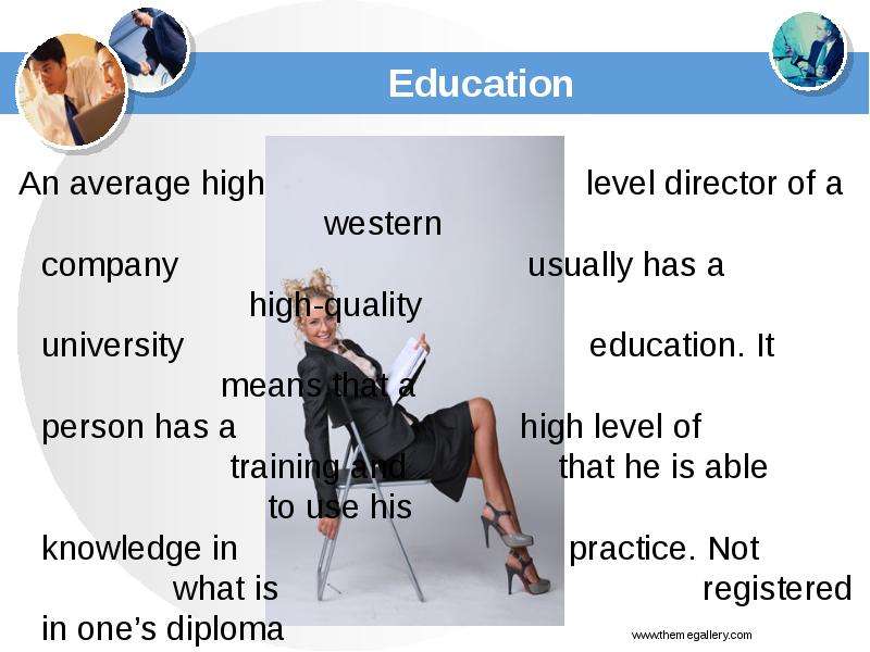 Education An average high