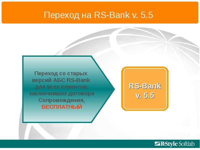 Переход на RS-Bank v. .